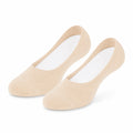 Füßlinge Größe 39-42 aus Textil in Beige für Ballerinas mit niedrigem Schnitt