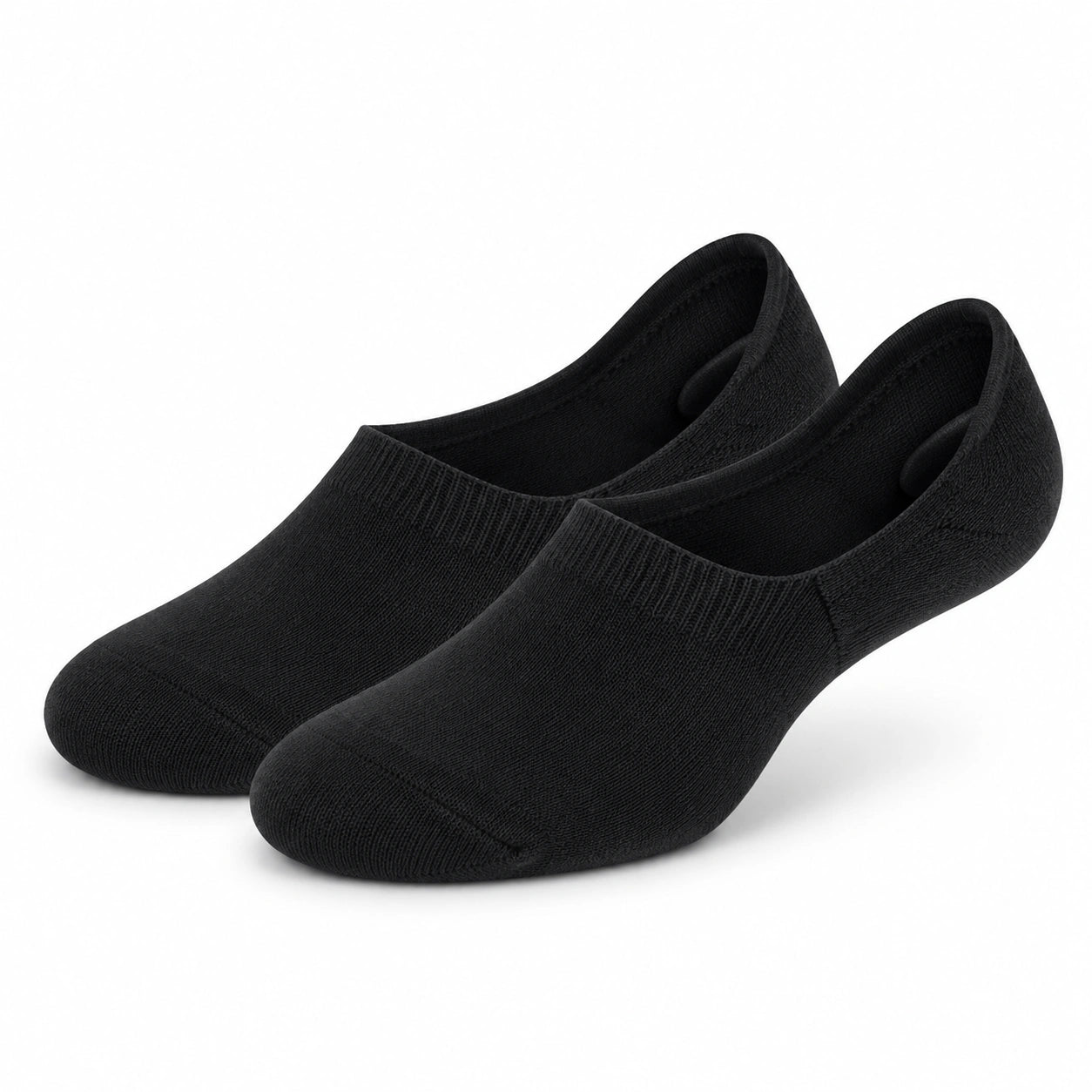 Sneakersocken 43-46 aus Textil Schwarz - niedrig geschnitten elastisch