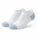 Sneakersocken 35-38 Textil Weiß/Hellblau atmungsaktiv