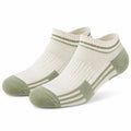 Sneakersocken 35-38 Textilmischung Cremegrün atmungsaktiv gestreift