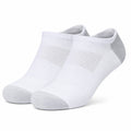 Sneakersocken Größe 39-42 aus Textil Weiß/Grau atmungsaktiv