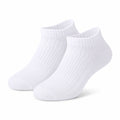 Socken 39-42 aus Textil in Weiß mit Rippstrick für Alltag und Sport
