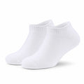 Socken 43-46 Weiß Textil Kurzschaft Gerippt